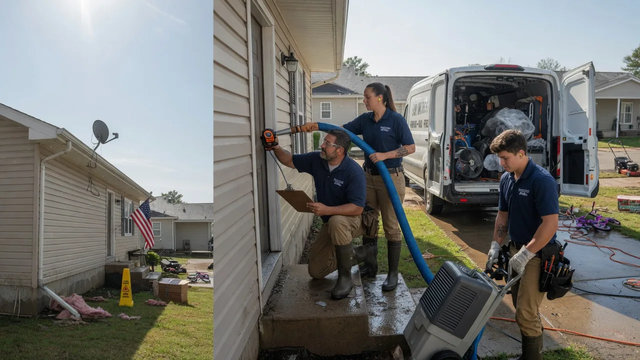 Ceiling Water Damage Restoration in Vienna, OH near me